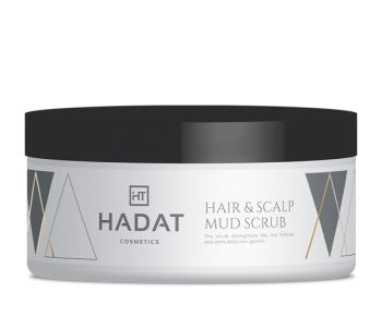 Очищающий скраб с морской солью для волос и кожи головы Hair&Scalp Mud Scrub Hadat 300 мл