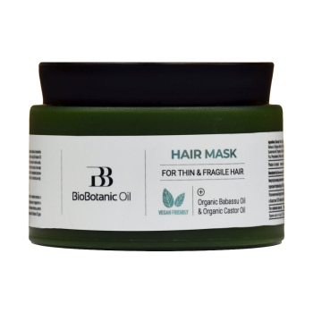 Маска Bio Botanic Oil для тонких и ломких волос с маслом бабассу Mon Platin 350 мл