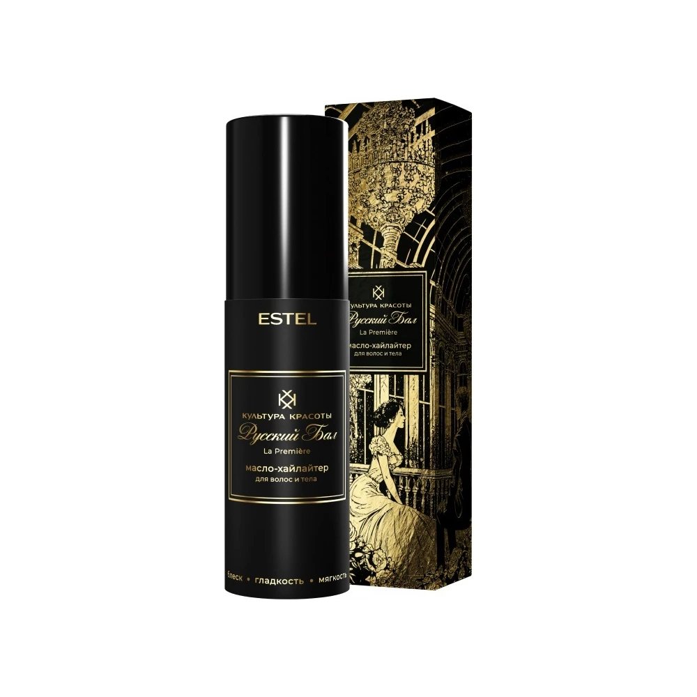 Масло-хайлайтер для волос и тела Русский бал Культура красоты