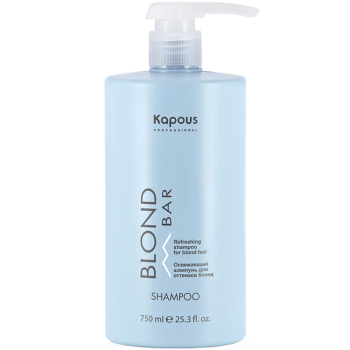 Освежающий шампунь для оттенков блонд Blond bar Kapous 750 мл