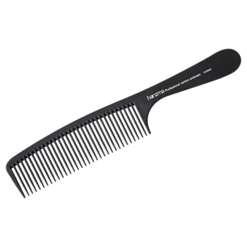 Расческа с ручкой (карбон) Harizma