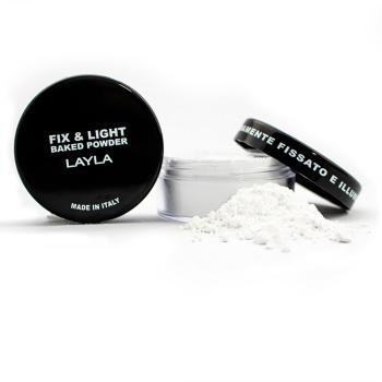 Пудра рассыпчатая для лица фиксирующая Fix & Light Baked Powder Layla Cosmetics