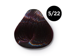 Перманентная крем-краска для волос Ollin Color (770334, 5/22, светлый шатен фиолетовый, 100 мл, Шатен)