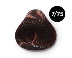 Перманентная крем-краска для волос Ollin Color (770624, 7/75, русый коричнево-махагоновый, 100 мл, Русый)