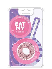 Резинки для волос в цвете Eat My (885085, 3, Розовый, 3 шт)