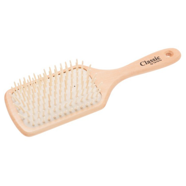 Щетка массажная из натурального дерева большая