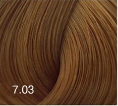 Перманентный крем-краситель для волос Expert Color (8022033103772, 7/03, русый натурально-золотистый, 100 мл)