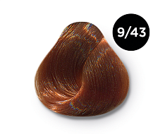 Перманентная крем-краска для волос Ollin Color (770846, 9/43, блондин медно-золотистый, 100 мл, Блондин)