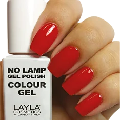 Гель для ногтей цветной No Lamp Gel Polish (1658R25-009, N.9, Live Red, 1 шт)