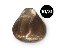 Перманентная крем-краска для волос Ollin Color (770952, 10/31, светлый блондин золотисто-пепельный , 100 мл, Блондин)