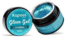 Гель-краска для ногтей Glam Gel (2423, 2423, Сапфир, 5 мл)