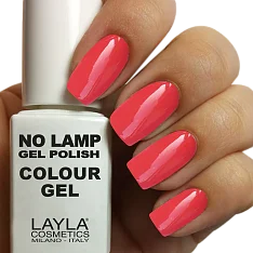 Гель для ногтей цветной No Lamp Gel Polish (1658R25-016, N.16, Rich Coral, 1 шт)
