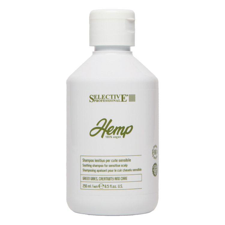 Шампунь успокаивающий для чувствительной кожи головы Hemp