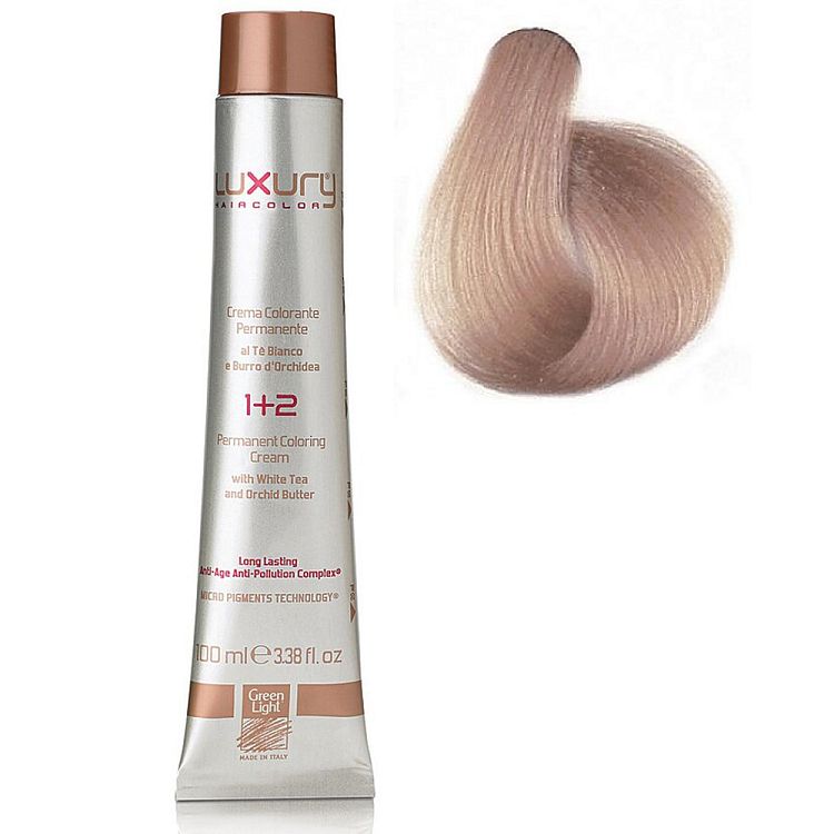 Стойкая крем-краска Эктримальный фиолетовый блондин 11.2 Luxury Hair Color Extreme Irise' Blond 11.2