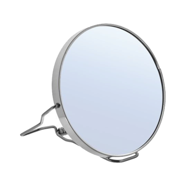 Зеркало двустороннее в металлической оправе