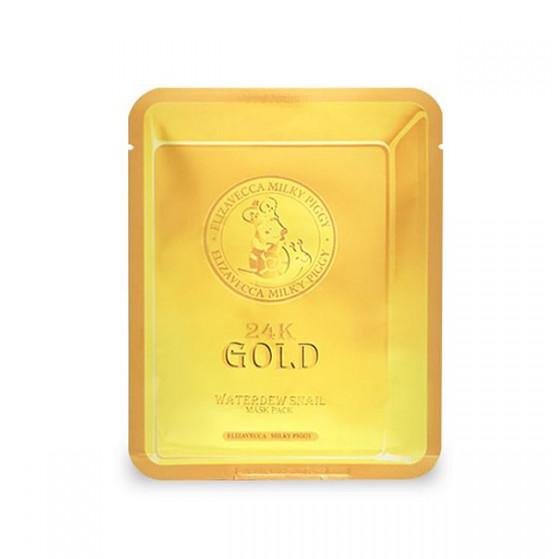 

Увлажняющая маска для лица 24k Gold Water Dew Snail Mask Pack