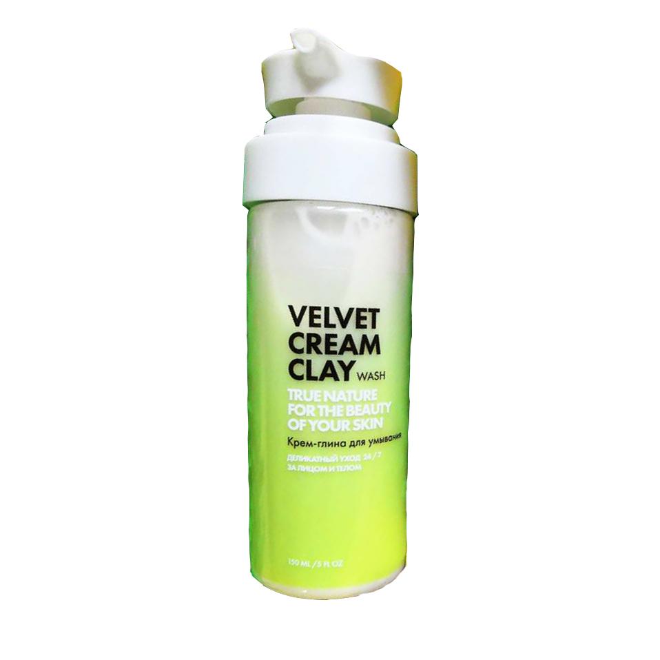 Крем-глина для умывания Velvet Cream Clay Wash duru туалетное крем мыло 1 1 белая глина