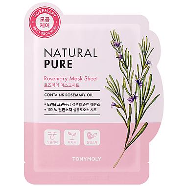 

Маска для лица Розмарин Natural Pure Rosemary Mask Sheet