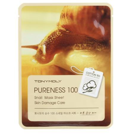 

Маска для лица с улиточным муцином Pureness 100 Snail Mask Sheet 2