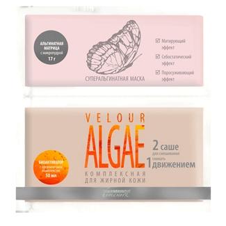 Комплексная суперальгинатная маска для жирной кожи Velour Algae hanil зубная паста комплексная защита arirang multi care 150