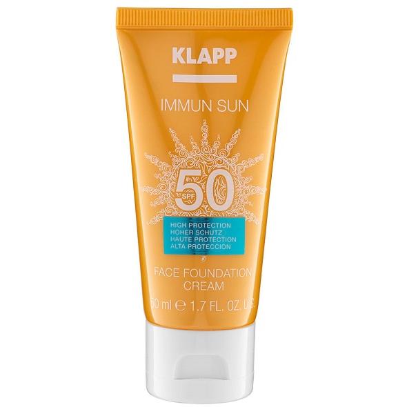 Купить Солнцезащитный крем для лица SPF50 Immun Sun, Klapp (Германия)