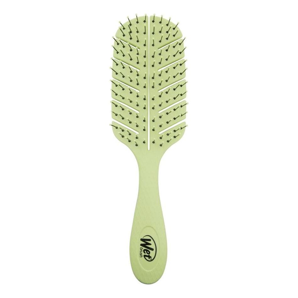 Экологически чистая щетка для спутанных волос зеленая Go Green Detangler, Wet Brush (США)  - Купить