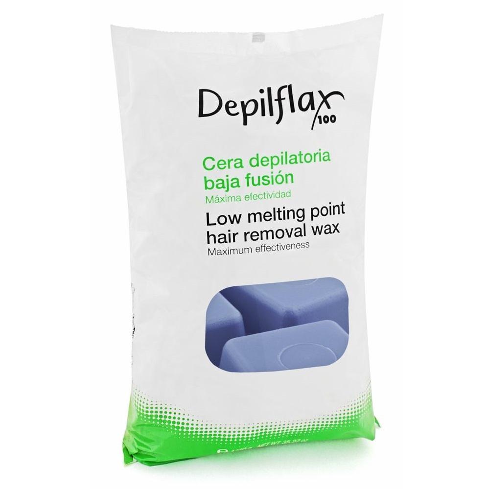 

Горячий воск в брикетах Depilflax синий