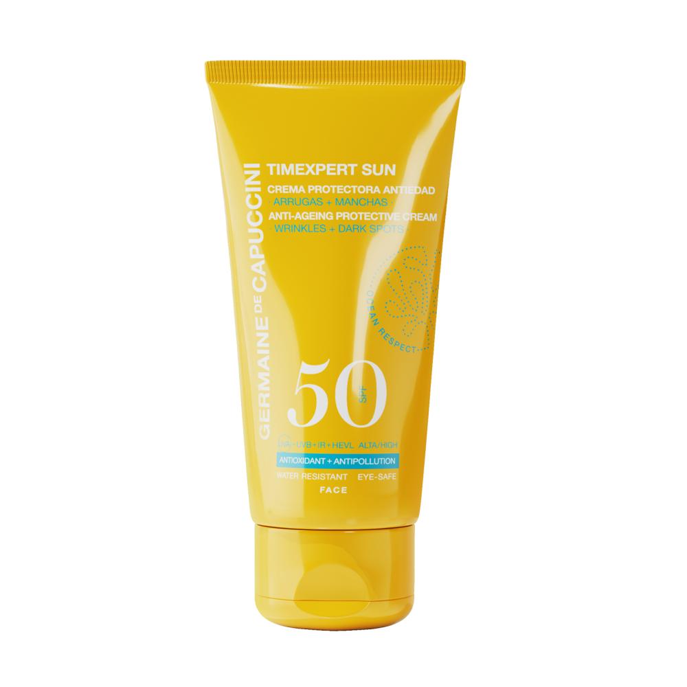 Крем солнцезащитный антивозрастной для лица SPF 50 TE Sun Anti-Ageing Protective Cream SPF 50 gli elementi крем солнцезащитный для лица invisible sunscreen spf 50 pa