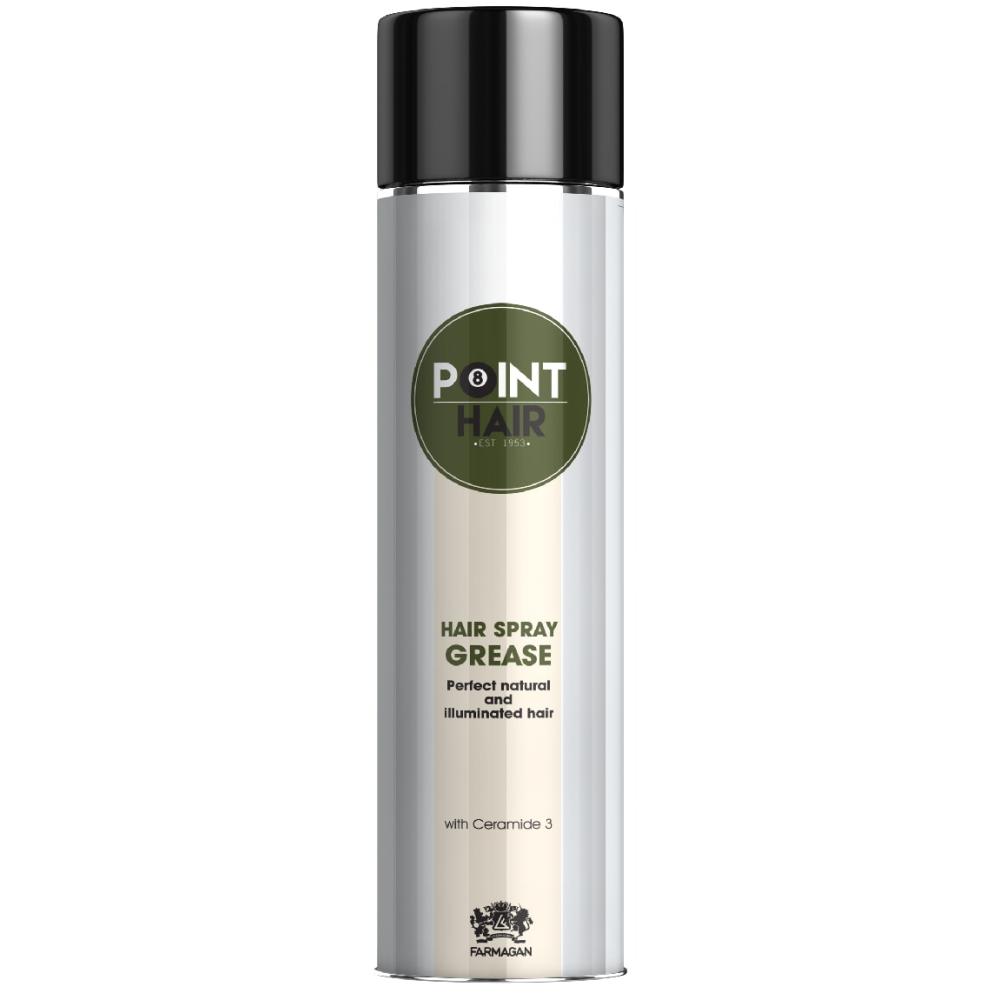 Спрей-блеск для волос с легкой фиксацией Point Hair Spray Grease коронка биметаллическая тундра 114 мм m16 с дополнительной фиксацией