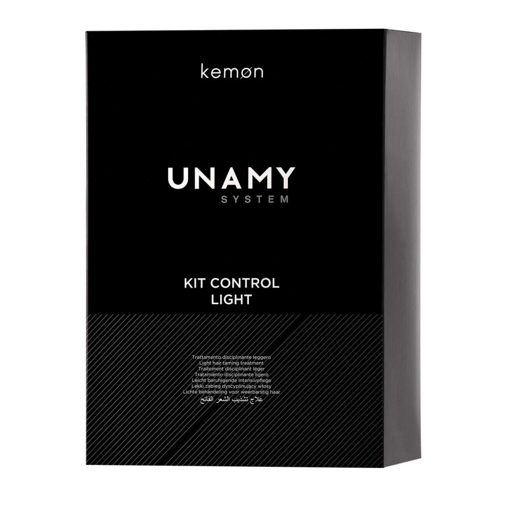 Полуперманентное выпрямление окрашенных и осветленных волос Kit Unamy Control Light