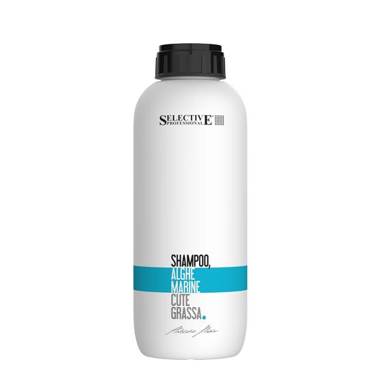 Шампунь Морские водоросли, нормализующие работу сальных желез Alghe Marine (70752, 1000 мл) шампунь регулирующий работу сальных желез double action sebo balance shampoo 250 мл