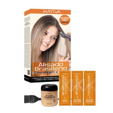 Набор Кератиновое выпрямление и восстановление волос с маслом Арганы