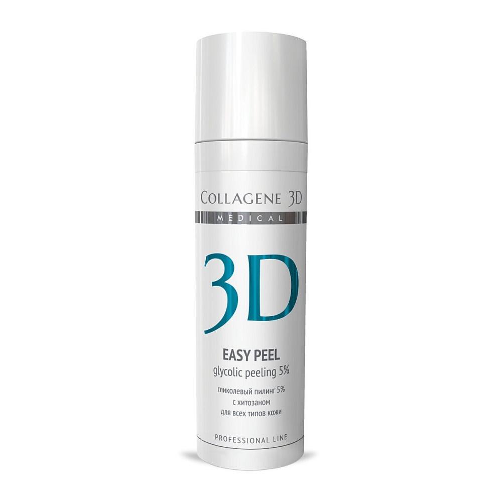 Купить Средство для химической чистки кожи с хитозаном HA 5% РН 3, 2 Easy Peel (130 мл), Medical Collagene 3D (Россия)