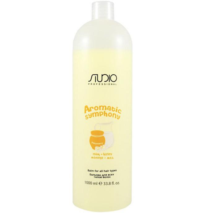 Бальзам для всех типов волос Молоко и Мед Aromatic Symphony (1000 мл) holly polly dry shampoo сухой шампунь crazy coco для всех типов волос 200 мл