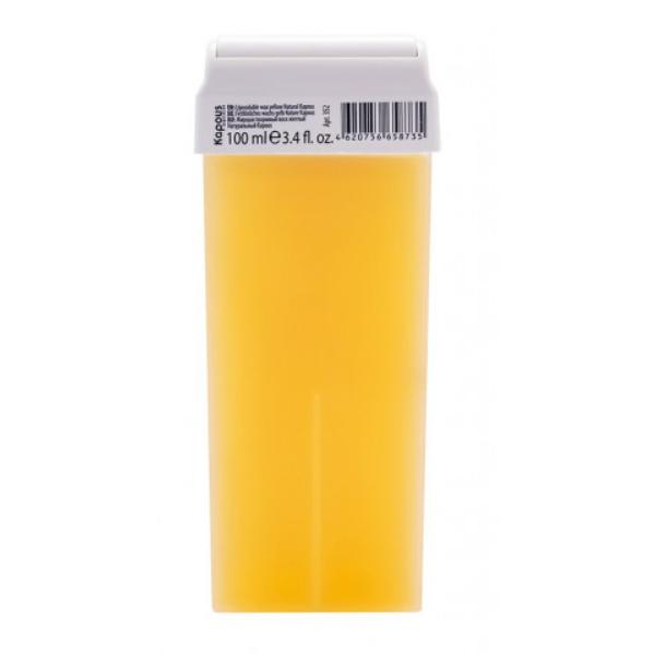 Жирорастворимый воск Желтый Натуральный с широким роликом натуральный воск в кассете земляника