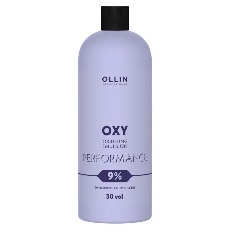 Купить Окисляющая эмульсия 9% 30vol. Oxidizing Emulsion Ollin Performance Oxy (сиреневая) (727236, 1000 мл), Ollin Professional (Россия)
