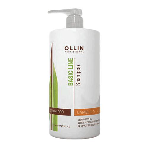 Купить Шампунь для частого применения с экстрактом листьев камелии Daily Shampoo Ollin Basic Line, Ollin Professional (Россия)