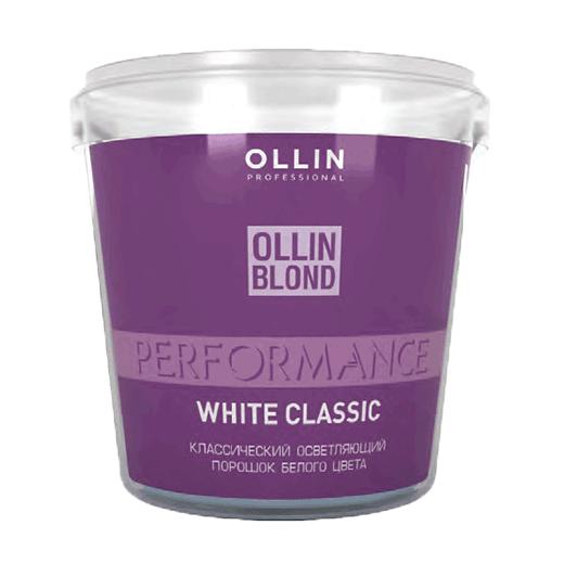 Купить Классический осветляющий порошок белого цвета White Blond Powder Ollin Blond Performance (729971, 500 г), Ollin Professional (Россия)