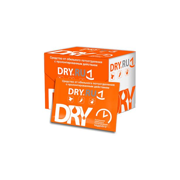 Салфетки от обильного потоотделения с пролонгированным действием Dry Ru