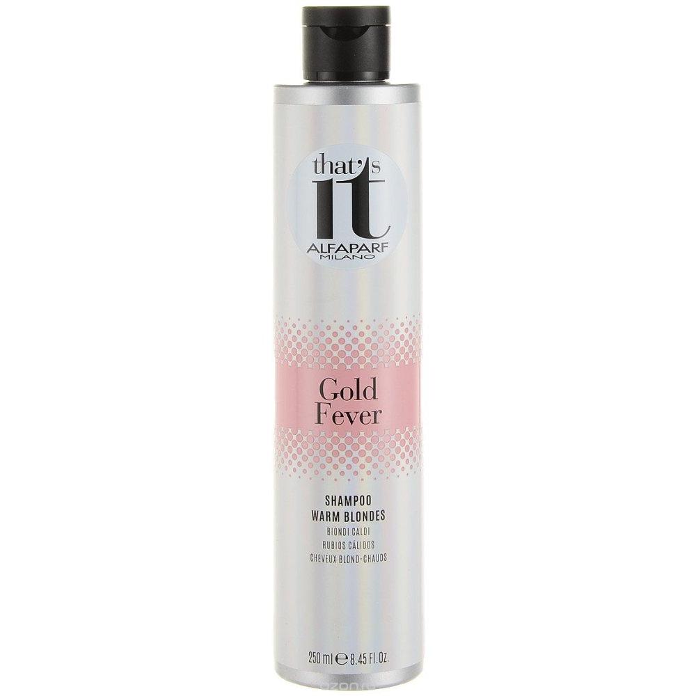

Тонирующий шампунь в теплые оттенки цвета блонд That's It Gold Fever Shampoo