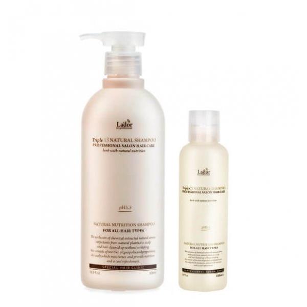 

Органический шампунь для волос с эфирными маслами Triplex Natural Shampoo