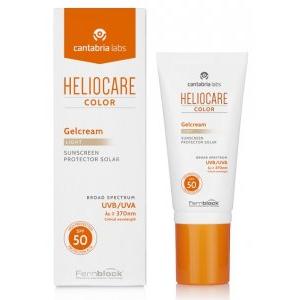 Тональный солнцезащитный гель-крем с СЗФ 50 натуральный Heliocare Color Gelcream Light SPF 50