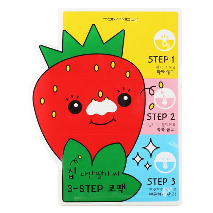 

Патчи для носа Homeless Strawberry Seeds 3-step Nose Pack