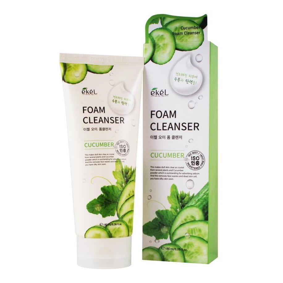 Пенка для умывания с экстрактом огурца Ekel Cucumber Foam Cleanser 539676 - фото 1