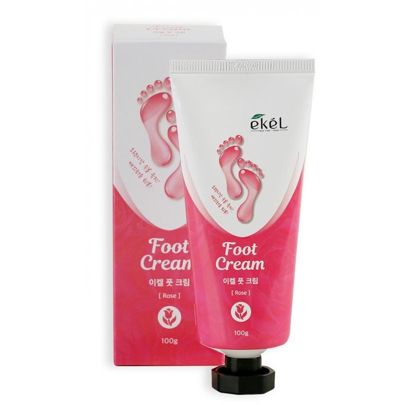 

Успокаивающий крем для ног с экстрактом розы Ekel Foot Cream Rose