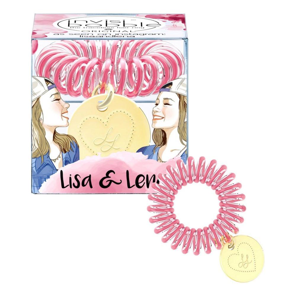 

Резинка для волос лилово-розовая Invisibobble Original Lisa & Lena