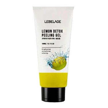 Отшелушивающий гель для умывания с экстрактом лимона Lebelage declare гель для умывания purifying cleansing gel 200 мл