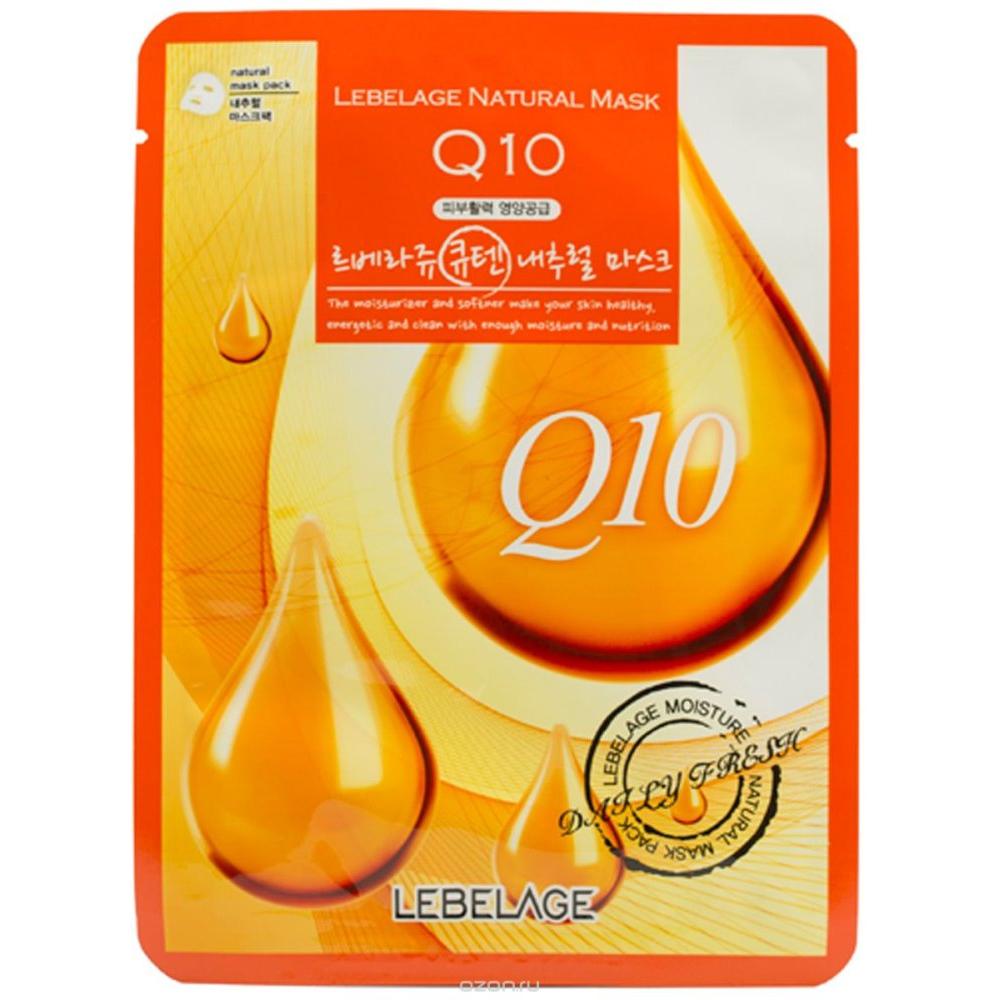

Тканевая маска для лица с коэнзимом Q10 Lebelage