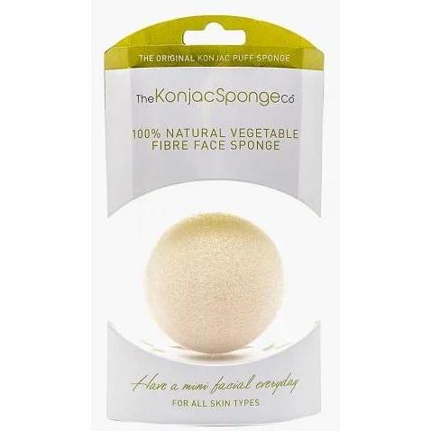 Спонж для умывания лица Premium Facial Puff Pure White 100%